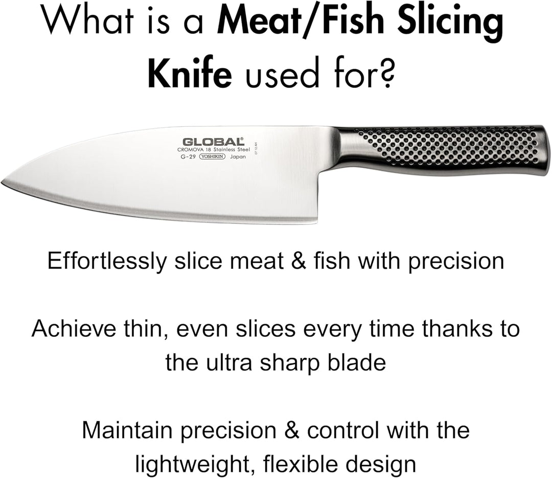 Global G-29 Fleisch- und Fischmesser 18 cm