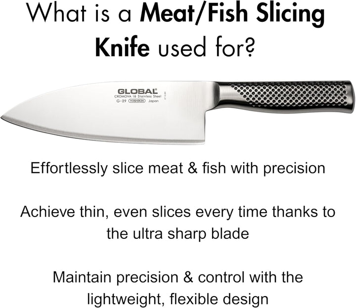 Global G-29 Fleisch- und Fischmesser 18 cm