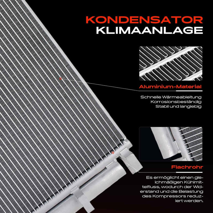Frankberg Kondensator Klimaanlage mit Trockner Kompatibel mit Tucson TL TLE 2.0L 2015-2020 Sportage