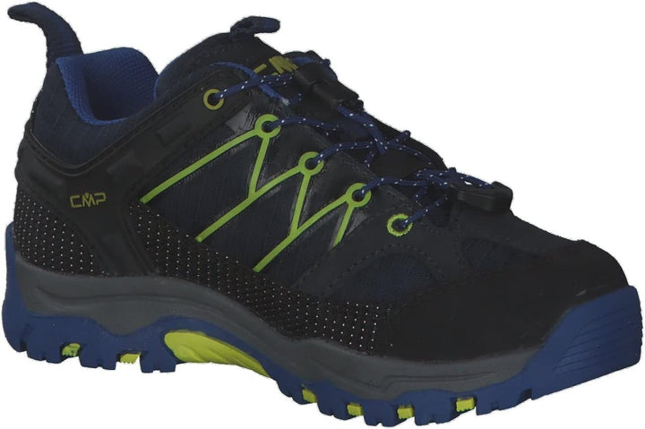 CMP Unisex Kinder Kids Rigel Low Shoe Wp Trekking-&amp; Wanderhalbschuhe 36 EU B Blue Electric, 36 EU B