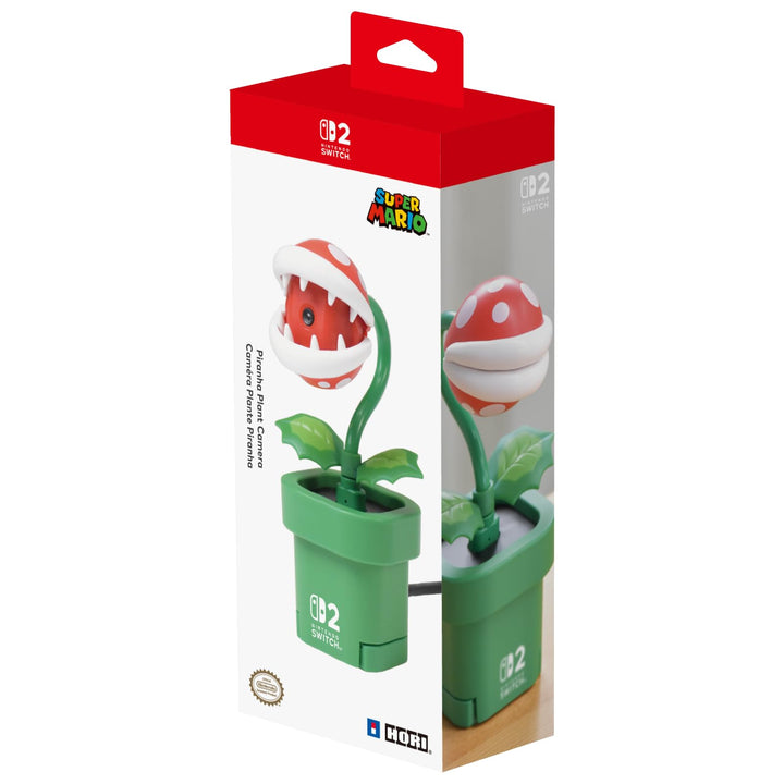 HORI Super Mario Piranha Plant Camera Stand for Nintendo Switch 2, Official Licensed Product