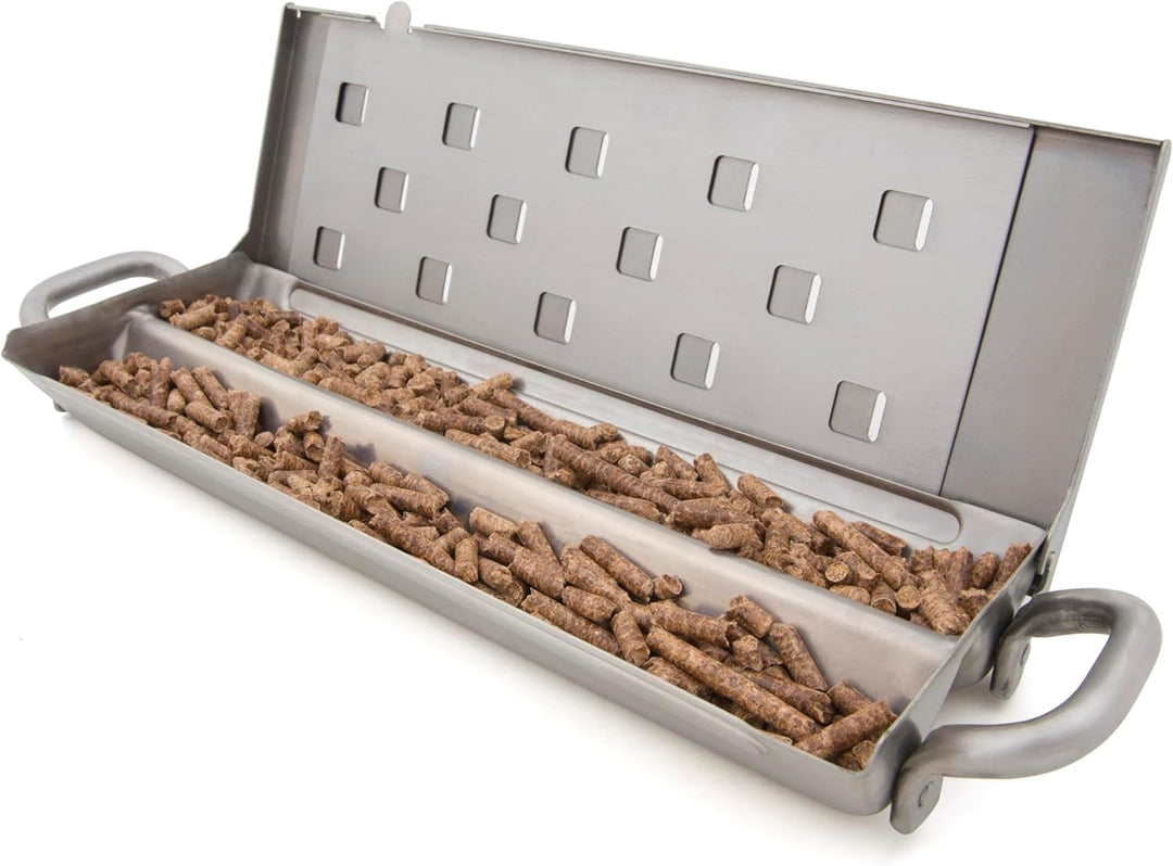 Broil King Grill-/Grillzubehör, Smokerbox Premium, edelstahl, 5 x 5 x 5 cm, 60190, Silber