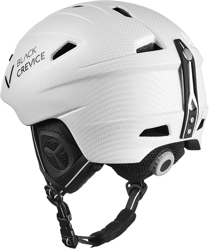 Black Crevice Skihelm Streif I Stossfester Skihelm in sportlichem Design I Skihelm Herren &amp; Damen I