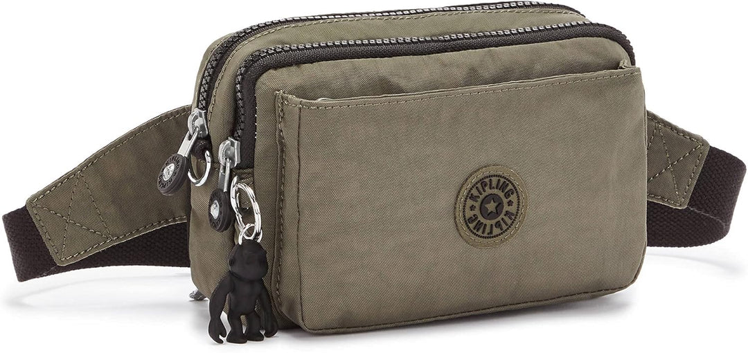 Kipling ABANU Multi Kleine Umhängetasche, die in eine Hüfttasche umgewandelt Werden kann S Grünmoos,