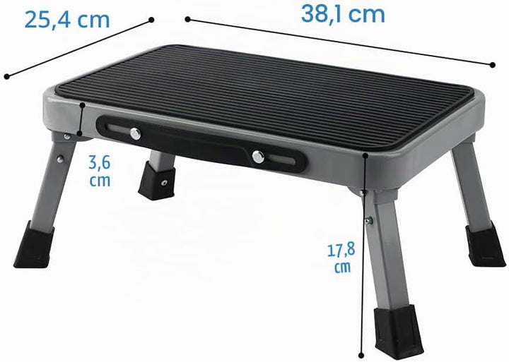 TreeLen Tritthocker, Schwarz, 17,8 cm 17,8 cm Schwarz, 17,8 cm Schwarz