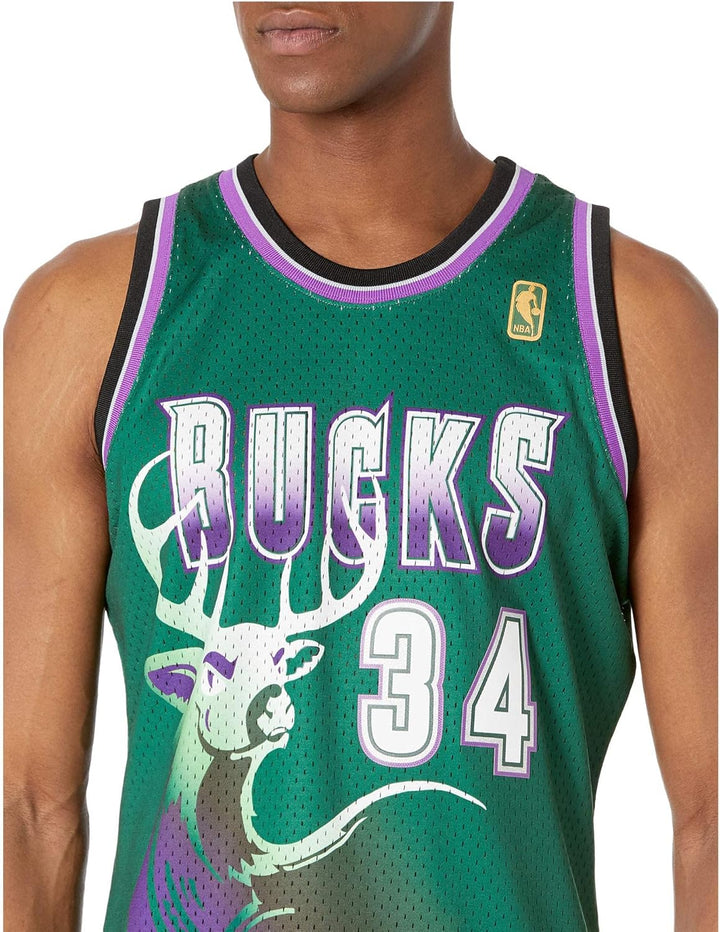 Mitchell & Ness Herren 2.0 O. Magic T-Shirt XS Dunkelgrün, XS Dunkelgrün