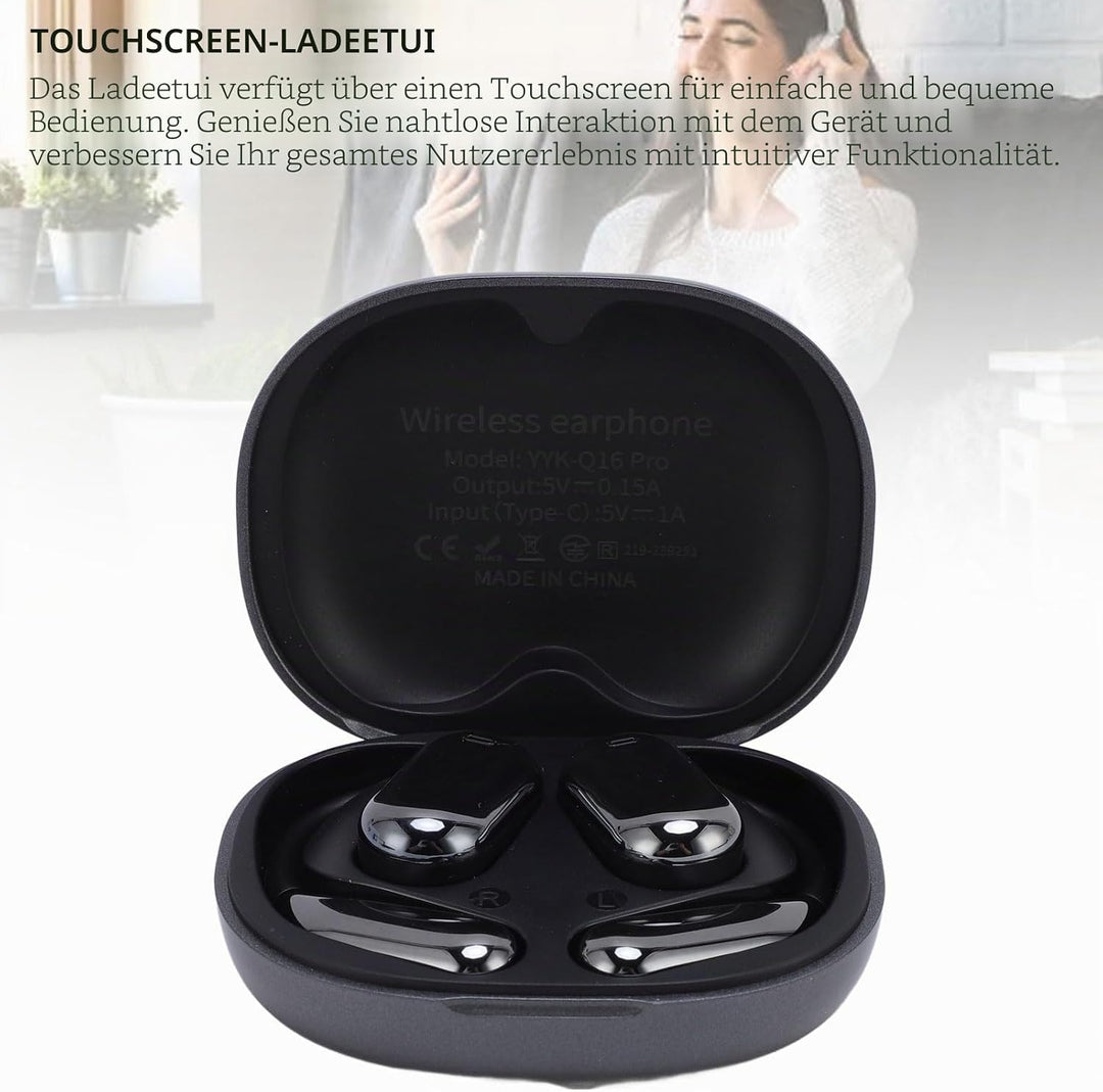 Q16 Pro Bluetooth -Übersetzer -Ohrhörer, Echtzeit -Online -Sprachübersetzungskrachhone, Rauschunterd