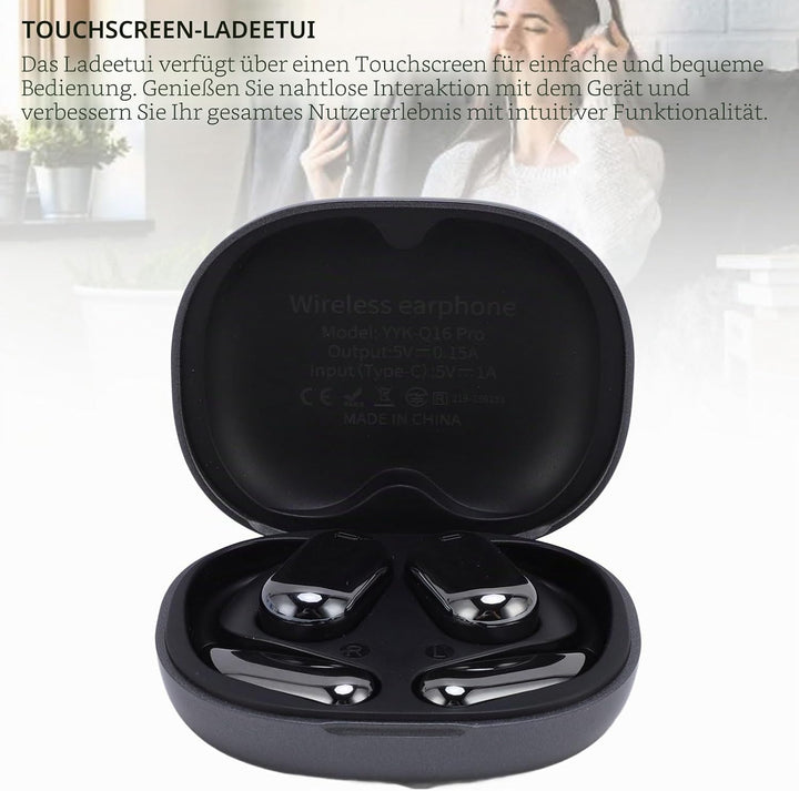 Q16 Pro Bluetooth -Übersetzer -Ohrhörer, Echtzeit -Online -Sprachübersetzungskrachhone, Rauschunterd