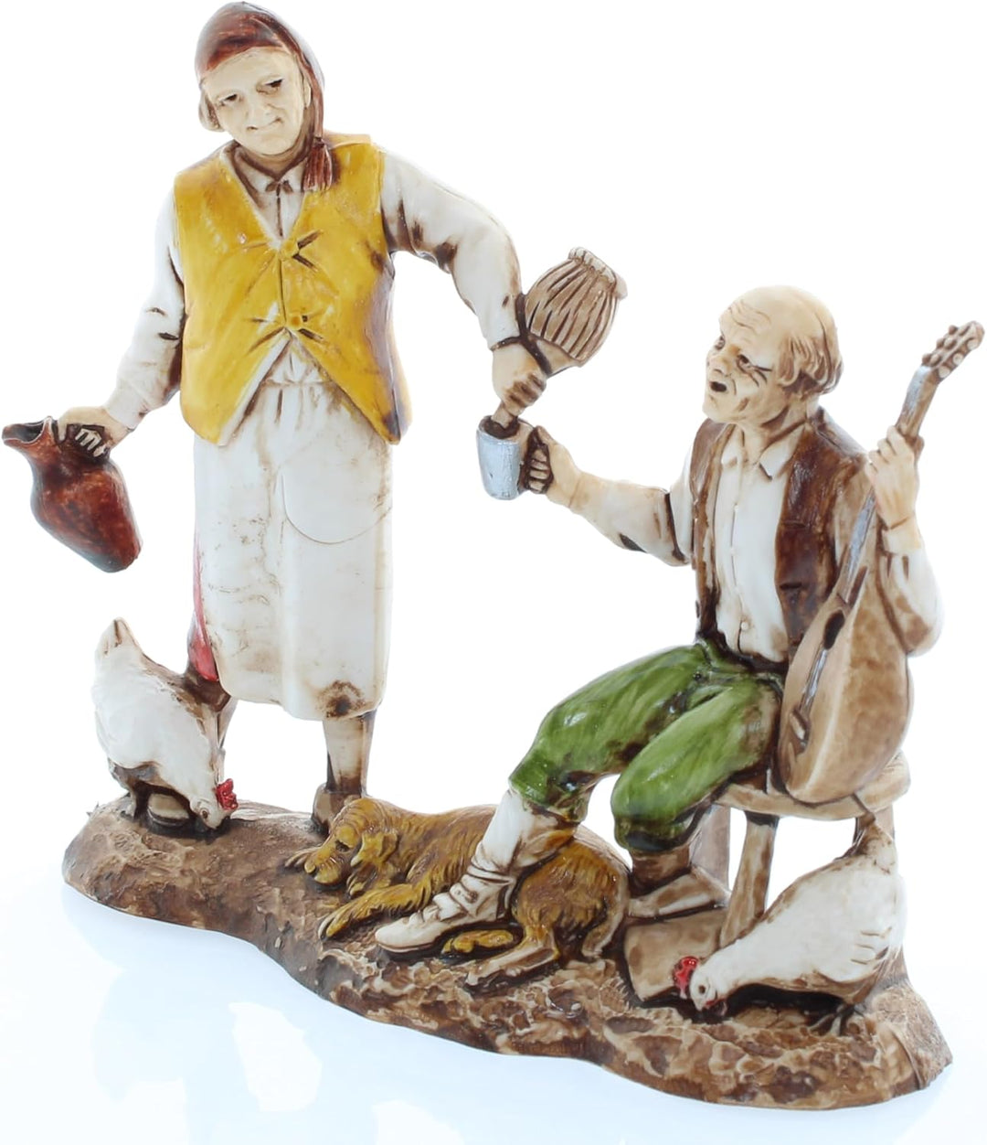 Moranduzzo Wirt und Geschichtenerzähler für Krippe 8 cm Massstab 1:22 - Unzerstörbare Krippenfiguren