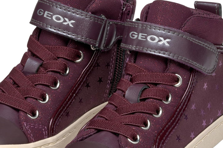 Geox Mädchen J Kalispera Girl ISneakers 24 EU Rot, 24 EU Rot