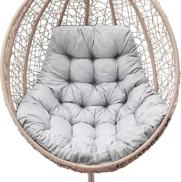 PillowPrim Hängesessel Kissen, Auflage für Polyrattan/Rattan Hängeschaukel, Polster, Hängekorb, Scha