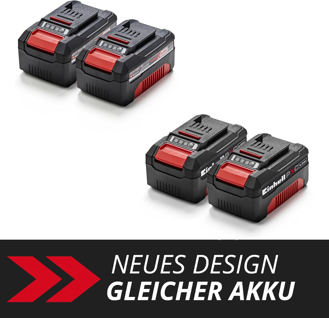 Einhell Akku PXC-Twinpack 4,0 Ah Power X-Change Volks.Akku (Li-Ion, 18 V, 2x 4,0 Ah, für alle PXC-Ge
