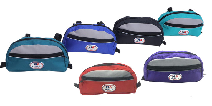 Majestic Ally Nylon Reflektierende Satteltasche für Sattelzubehör (lila) Einheitsgrösse Violett, Ein