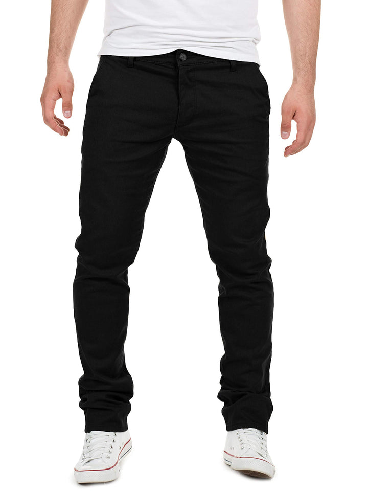 Yazubi Herren Chino Hose, Modell Dustin, Chinohose by Yzb Jeans 29W / 30L Schwarz (Black 4r194008),