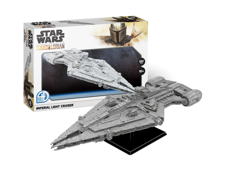 Revell The Mandalorian Kartonmodellbausatz I Detailgetreuer Modelbausatz des IMPERIAL LIGHT CRUISER