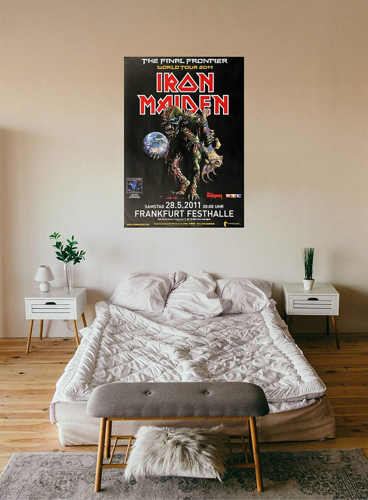 Iron Maiden - The Last Frontier, Frankfurt 2011 » Konzertplakat/Premium Poster | Live Konzert Verans