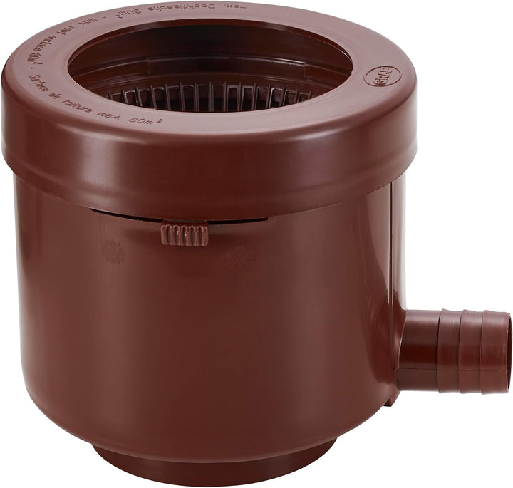 GARANTIA Füllautomat de Luxe DN 70|80|100 braun inkl. Filtereinsatz Dachfläche max. 80m² Braun, Dach