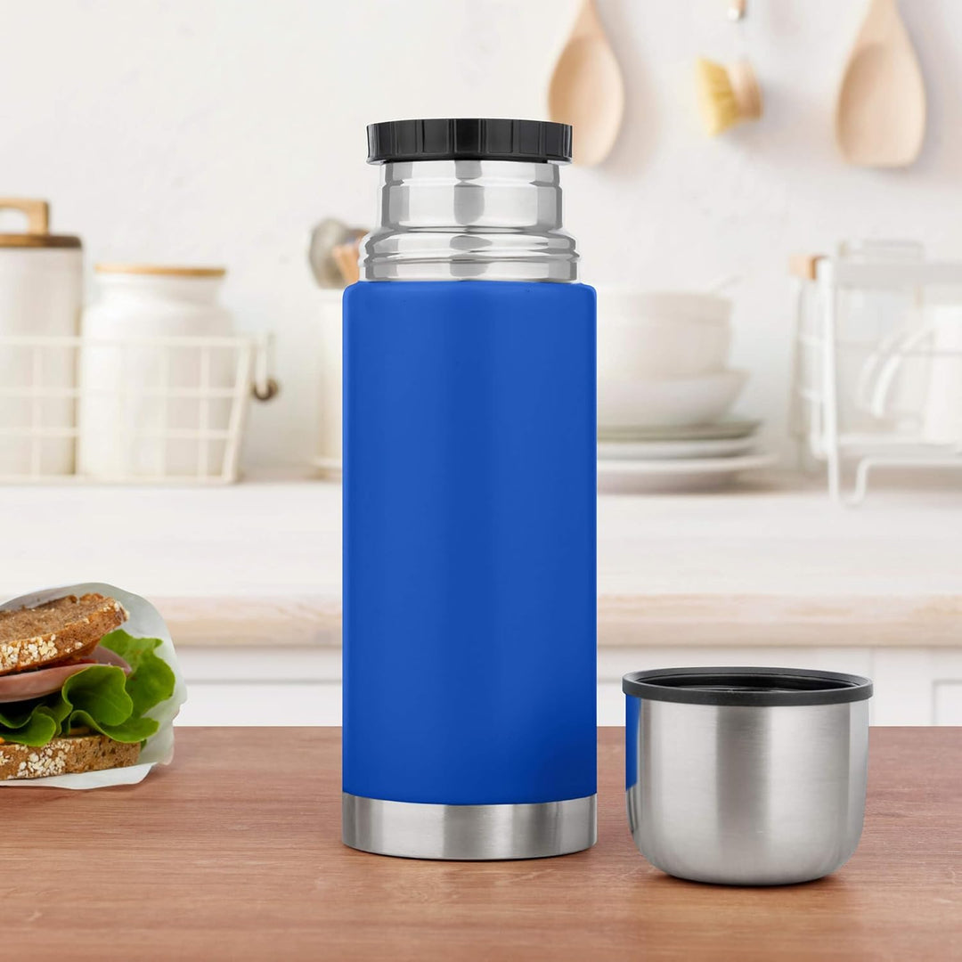 GRÄWE Thermosflasche 350 ml, Edelstahl Trinkflasche, Thermoskanne, Isolierflasche für unterwegs mit