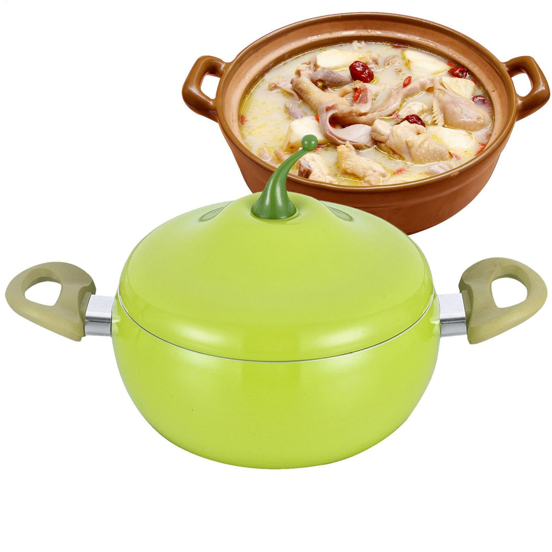 Kochtopf Mit Tomatenform - Kreatives Fruchtförmiges Kochgeschirrpfanne | Nicht Stick Tomaten Topf Mi