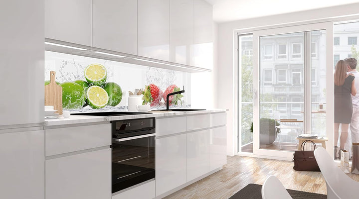StickerProfis Küchenrückwand selbstklebend Glasoptik - Fruit Splash - 1.8mm, Versteift, alle Untergr