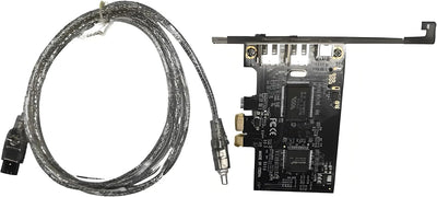 S SIENOC Desktop PCI-E Expresskarte Express Card FireWire PCI Express Schnittstellenkarte 1394a IEEE
