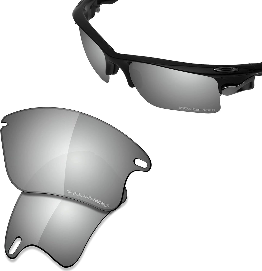 Saucer Premium-Ersatzgläser und Gummi-Kits für Oakley Fast Jacket XL OO9156 Sonnenbrillen High Defen