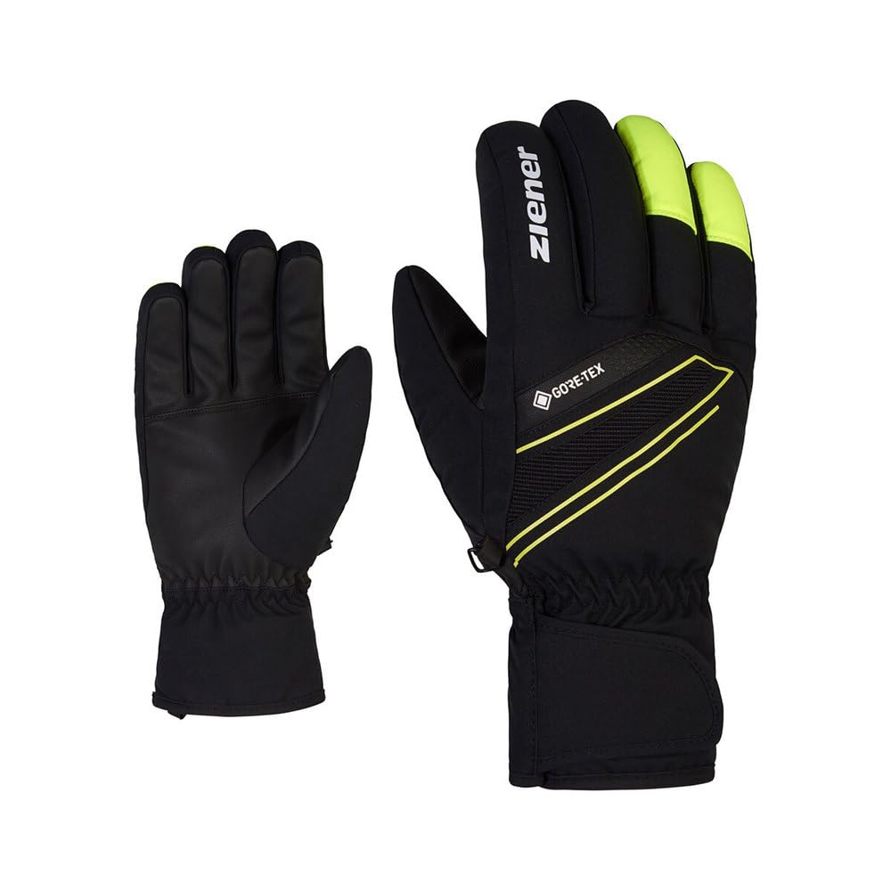 Ziener Herren Gunar Ski-Handschuhe/Wintersport | wasserdicht, atmungsaktiv, warm, Gore-Tex 7 black.p