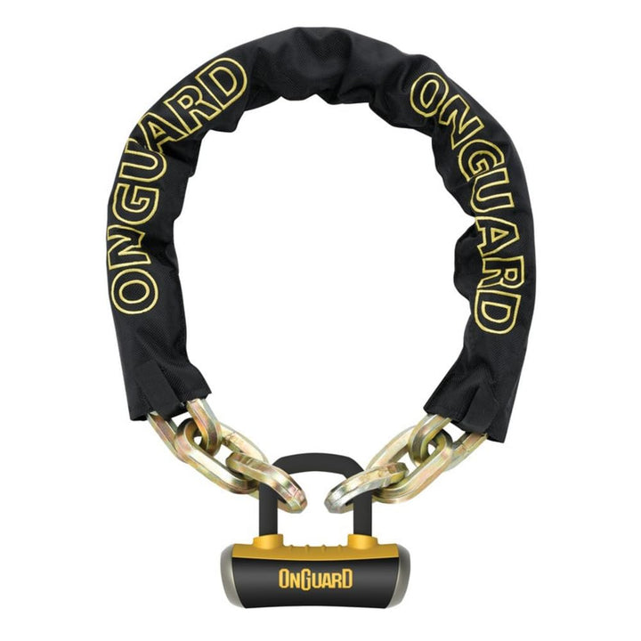 ONGUARD Beast Kette Mit Bügelschloss 110 x 3 x 4 cm Schwarz, 110 x 3 x 4 cm Schwarz