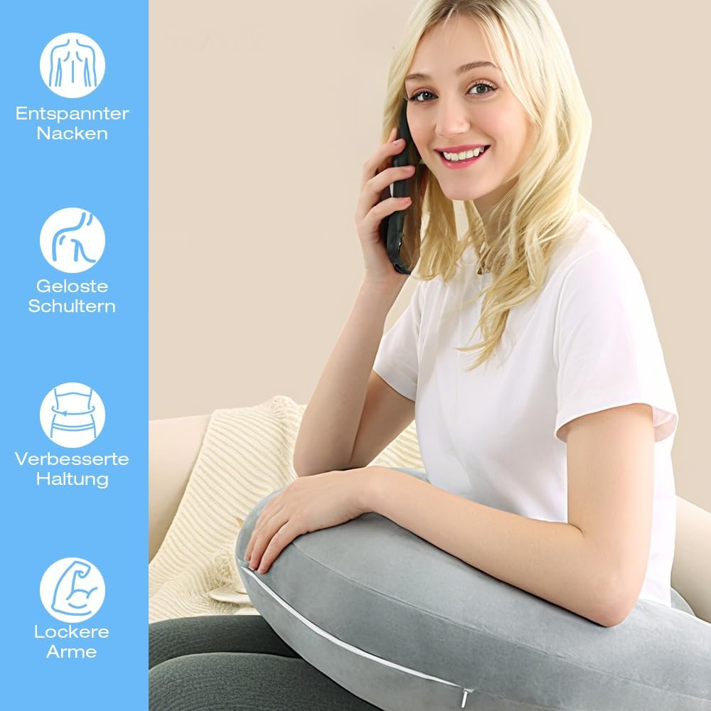 Strickkissen, Strickkissen Zur Unterstützung, Häkelkissen Ergonomisch, Für Handarbeiten, Kreative Mo