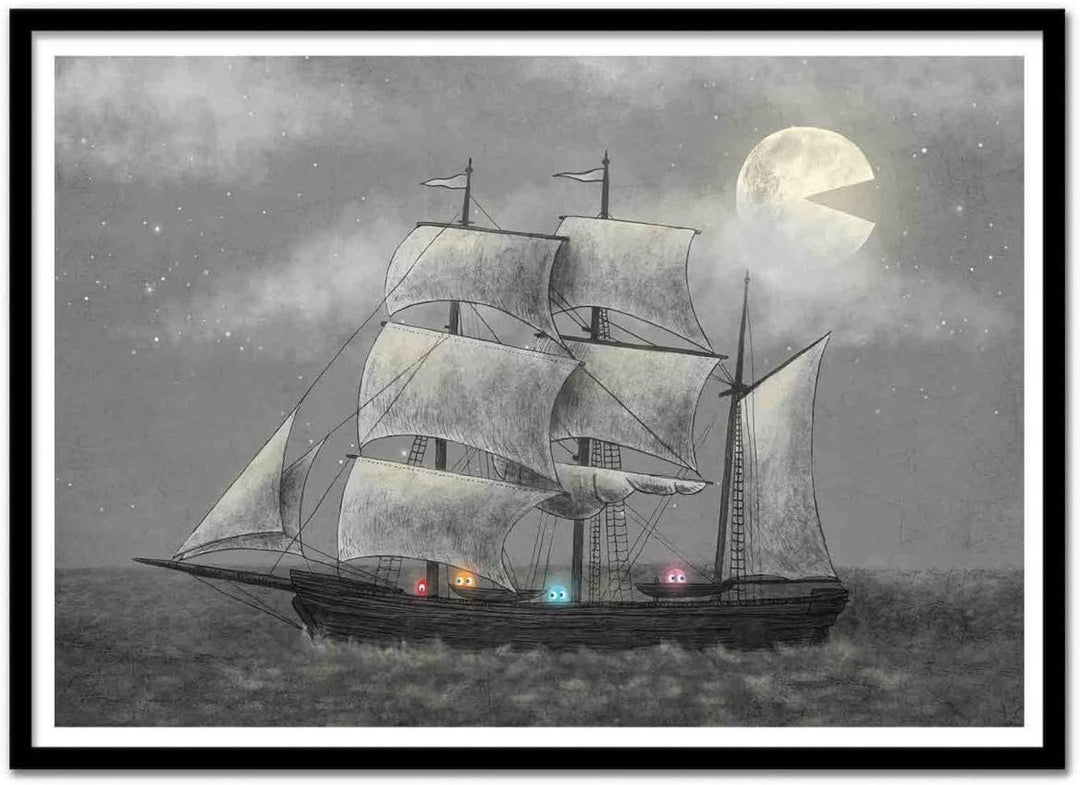 Wall Editions Art-Poster - Ghost Ship - Terry Fan
