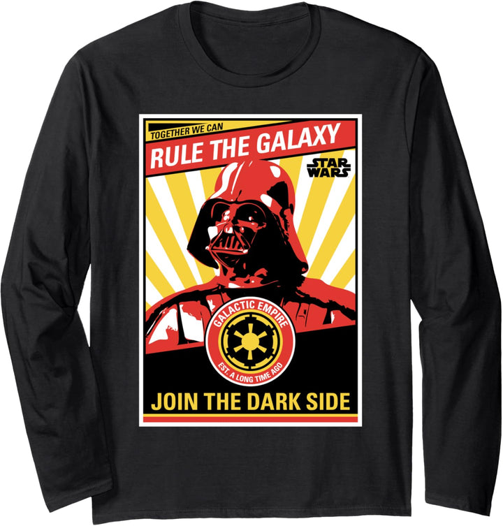 Star Wars Darth Vader Join The Dark Side Text Langarmshirt