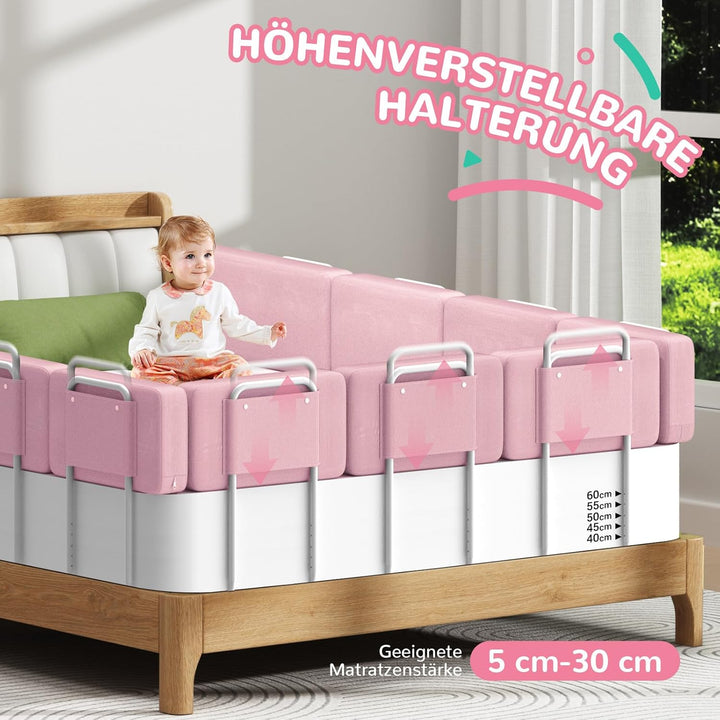 Soontrans Rausfallschutz Bett, Sorgt für Süsse Träume für Ihren Kleinen, Rausfallschutz Boxspringbet