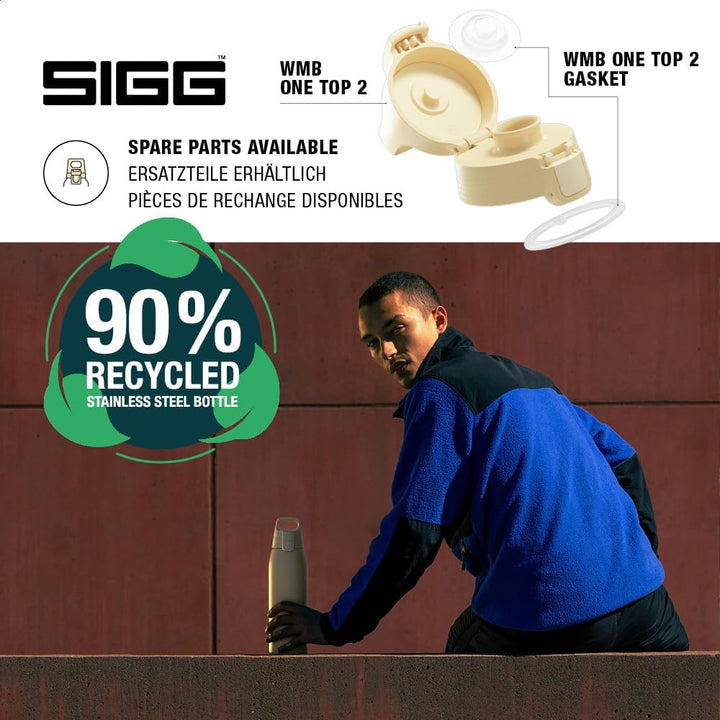 SIGG - Isolierte Trinkflasche - Shield Therm One Opti Yellow - Für kohlensäurehaltige Getränke geeig