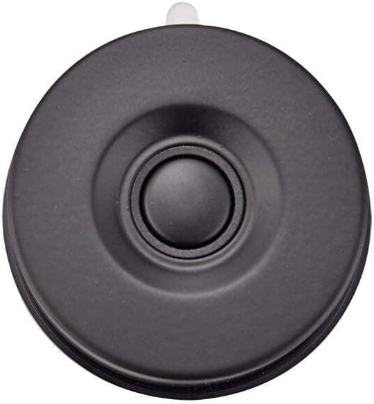 KÜCHENKOMPANE – magnetischer Messerhalter aus Edelstahl in schwarz | Magnet mit Saugnapf, ohne bohre