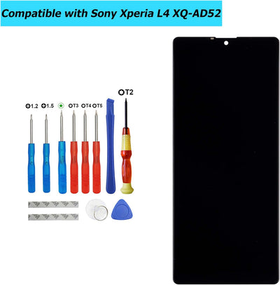 Vvsialeek Ersatz LCD Display Kompatibel Für Sony Xperia L4 XQ-AD52 XQ-AD51 LCD Touch Screen with Too