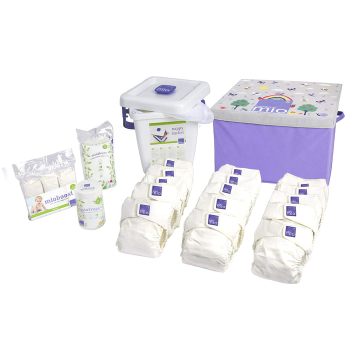 Bambino Mio, miosolo premium geburt bis töpfchen set, weiss, mehrfarbig, 6400 g, Weiss