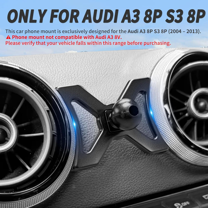 Handyhalterung Auto für Audi A3 8P - Handy Halterung Auto für 2004-2013 A3 8P/S3 8 P, Auto Handyhalt