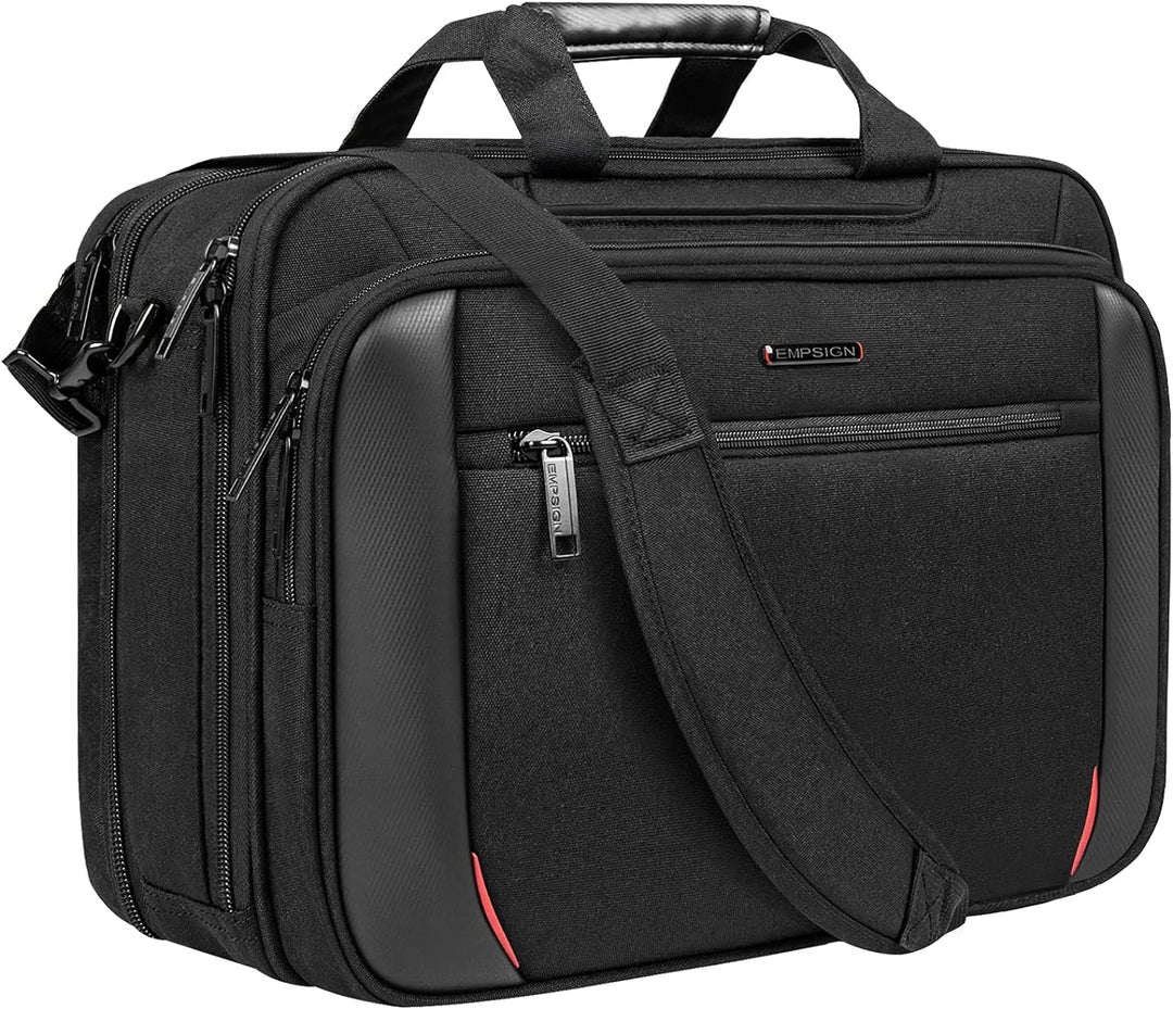 EMPSIGN Laptoptasche 17,3 Zoll Laptop Tasche Business Aktentasche Notebook Tasche Wasserabweisend Co