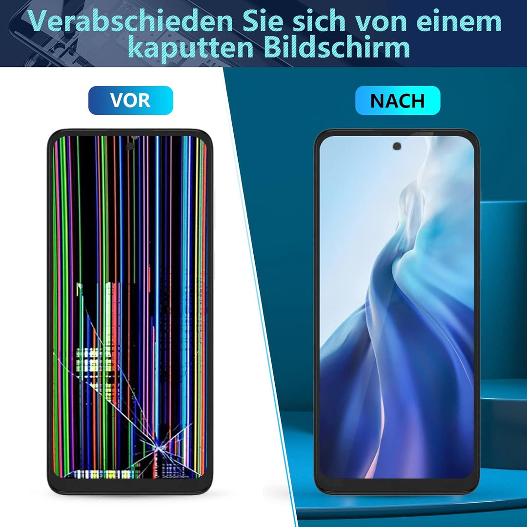 RongZy Kompatibel mit Motorola Moto G22 XT2231-2 Ersatz Bildschirm LCD Display und Touchscreen-Digit