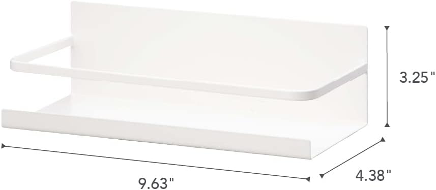 Yamazaki Home Magnetisches Gewürzregal, Stahl, Einheitsgrösse, Weiss Einheitsgrösse Weiss, Einheitsg
