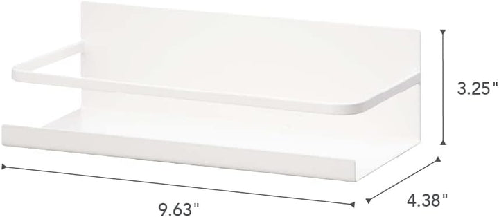 Yamazaki Home Magnetisches Gewürzregal, Stahl, Einheitsgrösse, Weiss Einheitsgrösse Weiss, Einheitsg