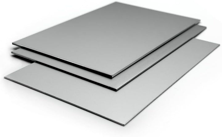 Aluminium Blech eloxiert 2,0mm stark Alublech, E6/EV1 eloxiert, einseitig mit Schutzfolie … (500x500