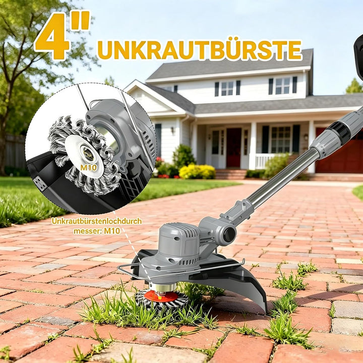 Akku Rasentrimmer für Makita Akkus,Kantenschneider Mit 2 X 21V 4.0Ah Akku Und Ladegerät,4-In-1 Akku