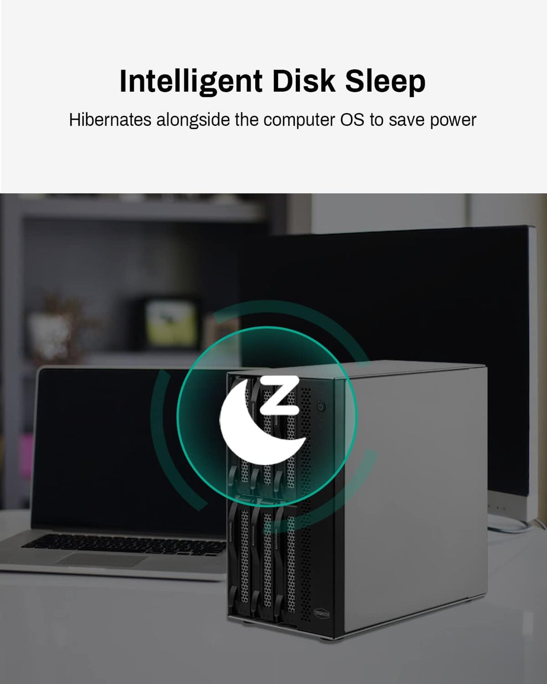 TerraMaster D6-320 USB 3.2(Gen2) 10Gbps-Speicher Externes Festplattengehäuse Hot-Swap-fähig (Ohne Fe