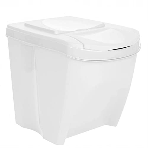 BirnePower Mülleimer Müllbehälter Abfalleimer 100L Set 4 x 25L Mülltrennsystem Behälter Sorti Box mi