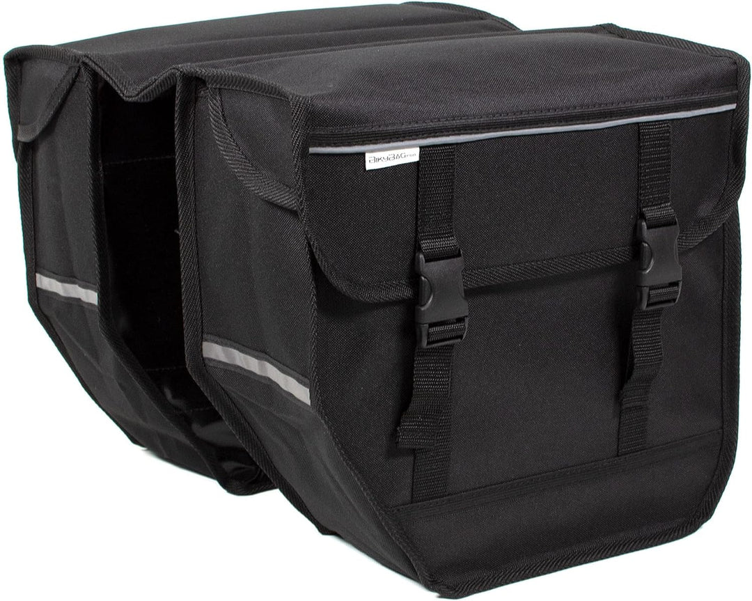 BikyBag Model M – Doppelte Fahrradtaschen für Gepäckträger