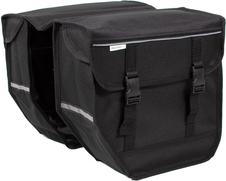 BikyBag Model M – Doppelte Fahrradtaschen für Gepäckträger