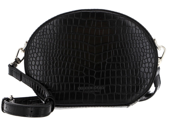 Seidenfelt Odense Schultertasche 18 cm black