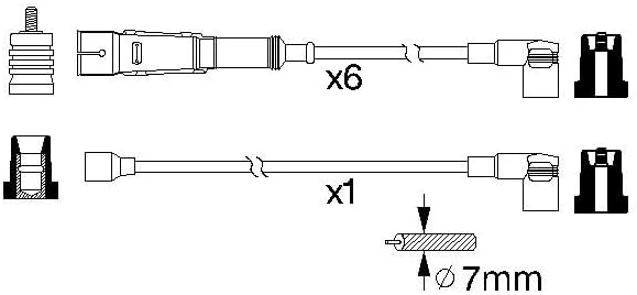 Bosch 0986356336 - Zündleitung - 1 Stück