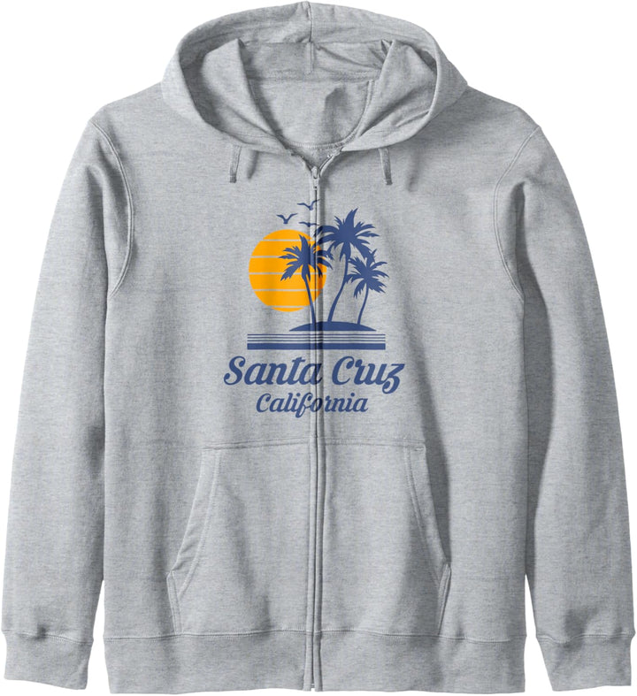 Santa Cruz Kalifornien California CA Strand Beach Kapuzenjacke